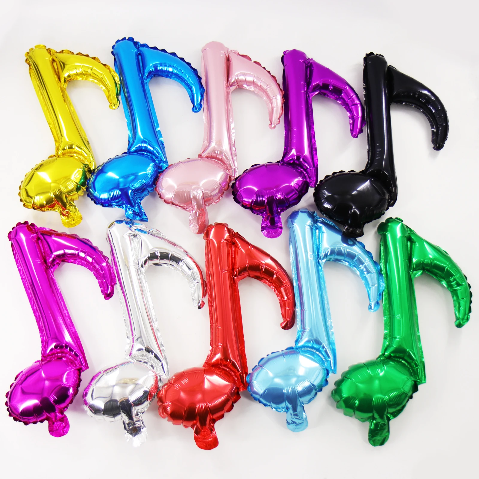 Birthday party candy balloon Wedding,kids party,baby shower Aluminum foil music note balloon background DIY hanging decorations