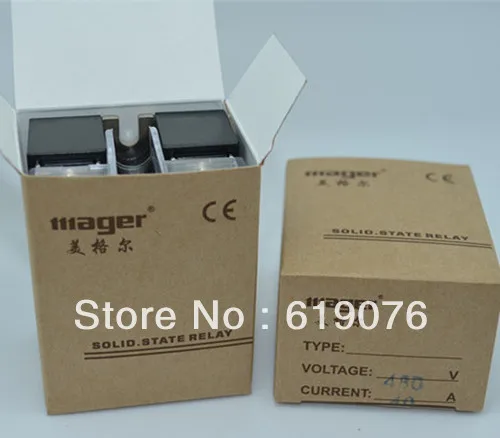 

Mager SSR 80A AC-AC Solid state relay Quality Goods MGR-1 A4880A