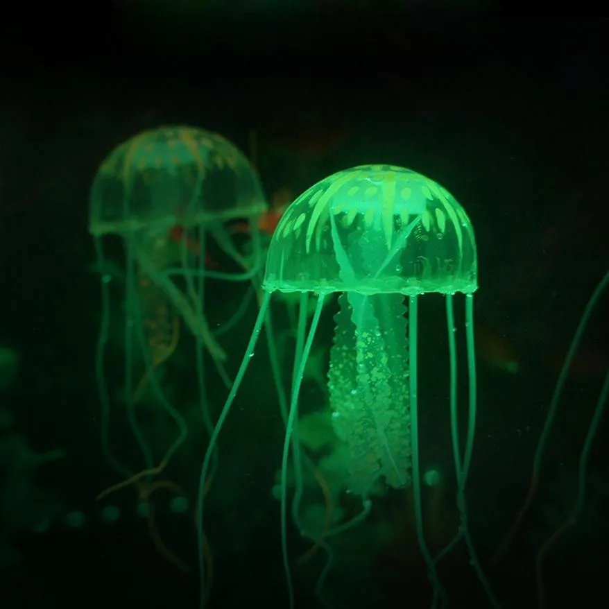 Аквариум Украшение Медуза светящийся эффект аквариума причудливый орнамент