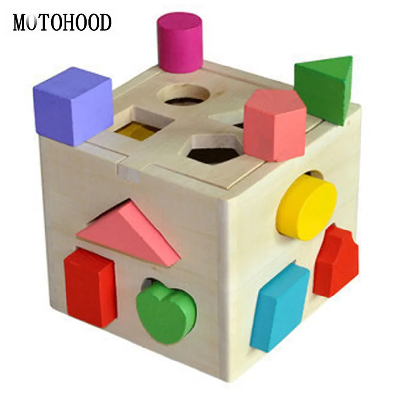 Деревянные игрушки MOTOHOOD 11*11*8 см для девочек и мальчиков Детские интеллектуальные