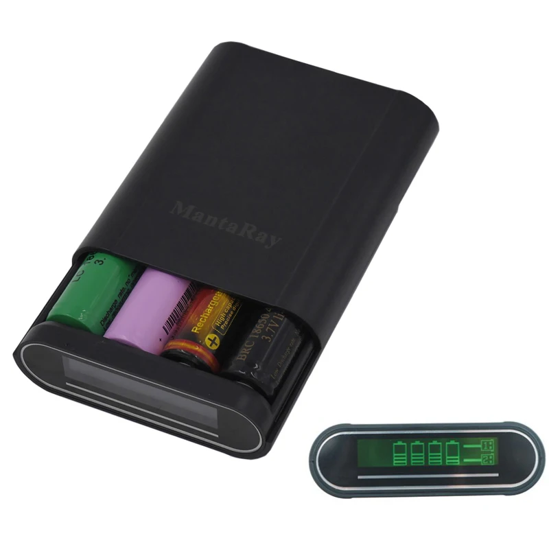 Новое зарядное устройство tomo DIY 18650 светодиодный дисплей Двойной выход USB 5 В 2 А