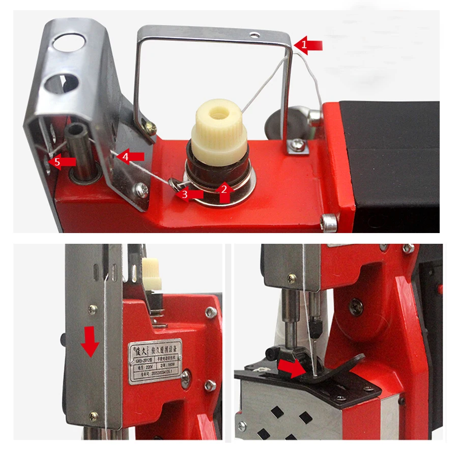 1 шт. новый стиль сумка швейная машина портативный мешок ближе компактный и
