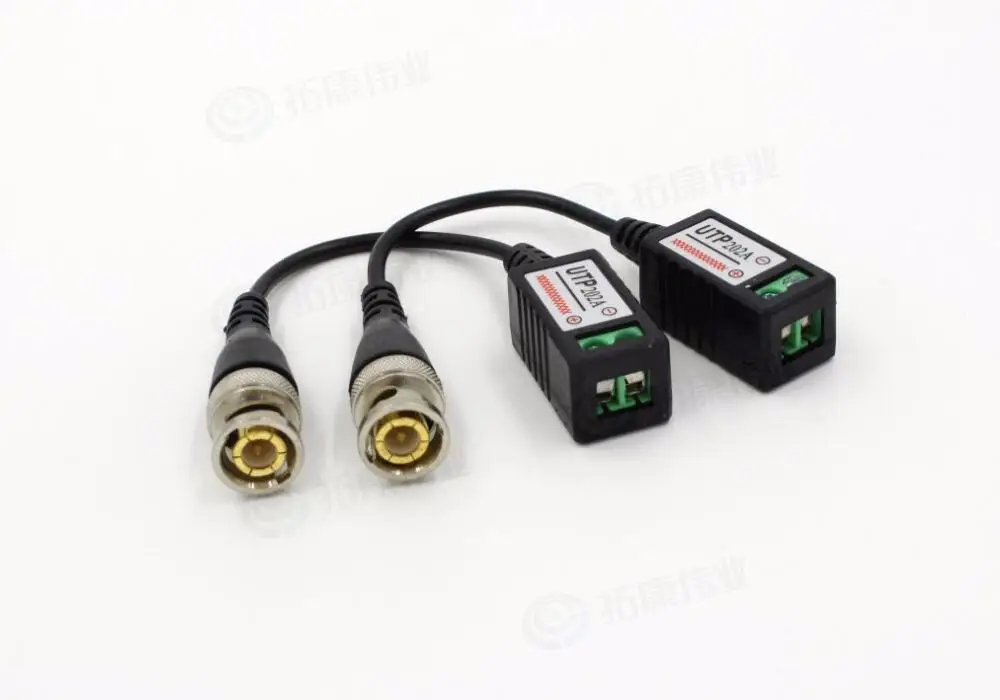 BNC CCTV Video Balun пассивные трансиверы UTP Cat5 характеристики расстояния выше 100 м: |
