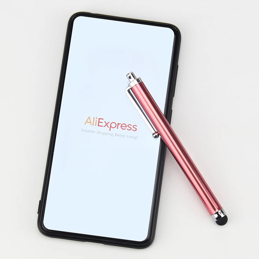 1000 шт./лот металлический прямой стилус 9 0 сенсорный Стилус Canetas para Для iPhone iPad