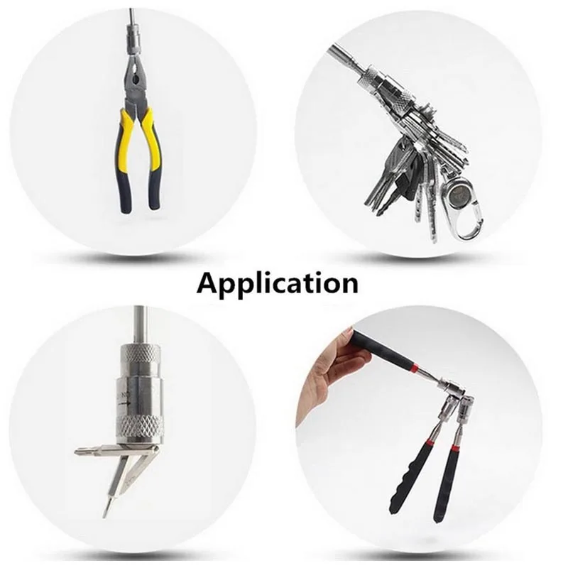 Магнитный удлинитель для ключей ручной магнитный инструмент с удлиняемой LED