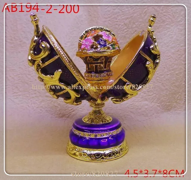 Пасхальное яйцо faberge коробка для безделушек ювелирных изделий хранения