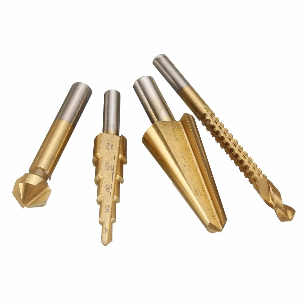 Новое поступление лучшее предложение 4 шт. быстрорежущая сталь с титановым