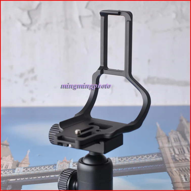 Вертикальная L Тип кронштейн штатив Quick Release Plate база ручка для Nikon D850 с батарейный MB-D18
