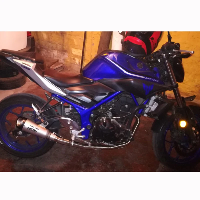 R3 YZF-R3 2014 2015 2016 2017 2018 мотоциклетный мотоцикл 51 мм выхлопная полная система средняя