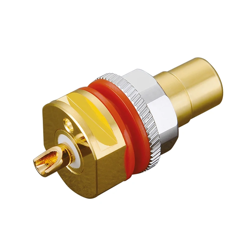 Выборг RC101G Rca разъем Чистая медь RCA гнездо припоя RCA гнездо Hifi для аудио разъем