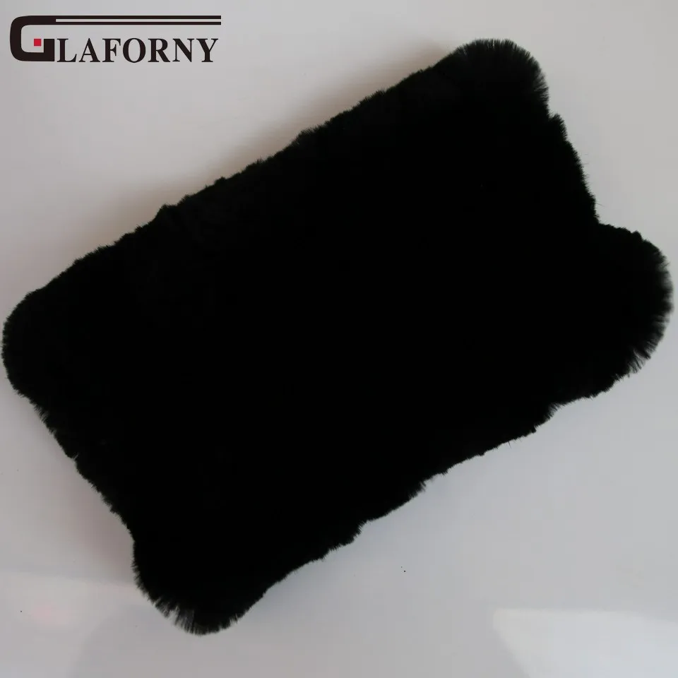 Glaforny, вязаный шарф из кроличьего меха, кольцо,, настоящий кролик рекс, повязки для волос, женская зимняя мода, меховое ожерелье, 35 цветов