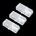 4 шт прозрачный push-pull Тип пчелиная матка клетки пластиковый для пчеловодства транспортировки пчелы изоляции Rearing заключенный спасательные коробки