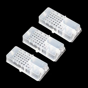 4 шт прозрачный push-pull Тип пчелиная матка клетки пластиковый для пчеловодства транспортировки пчелы изоляции Rearing заключенный спасательные коробки