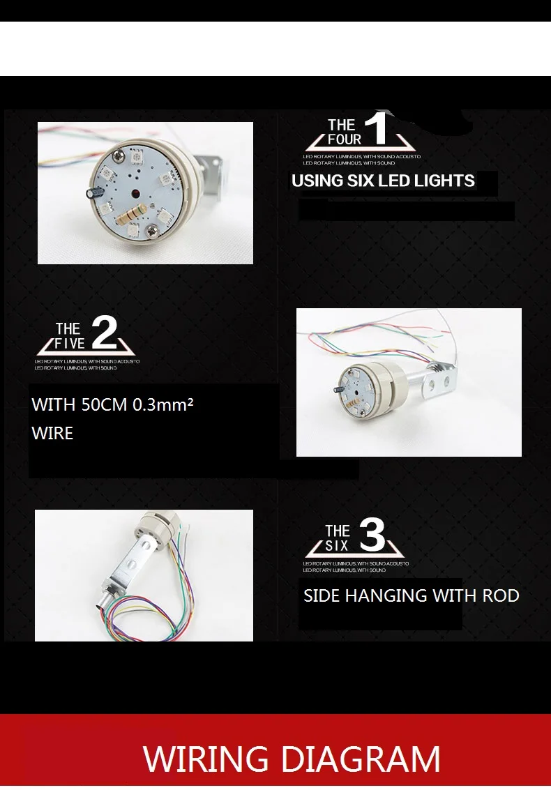 Small Emergency Warning Light DC12V/24V Emergency Flash Signal Lamp Red Yellow Industrial Flash Safety Light with Buzzer