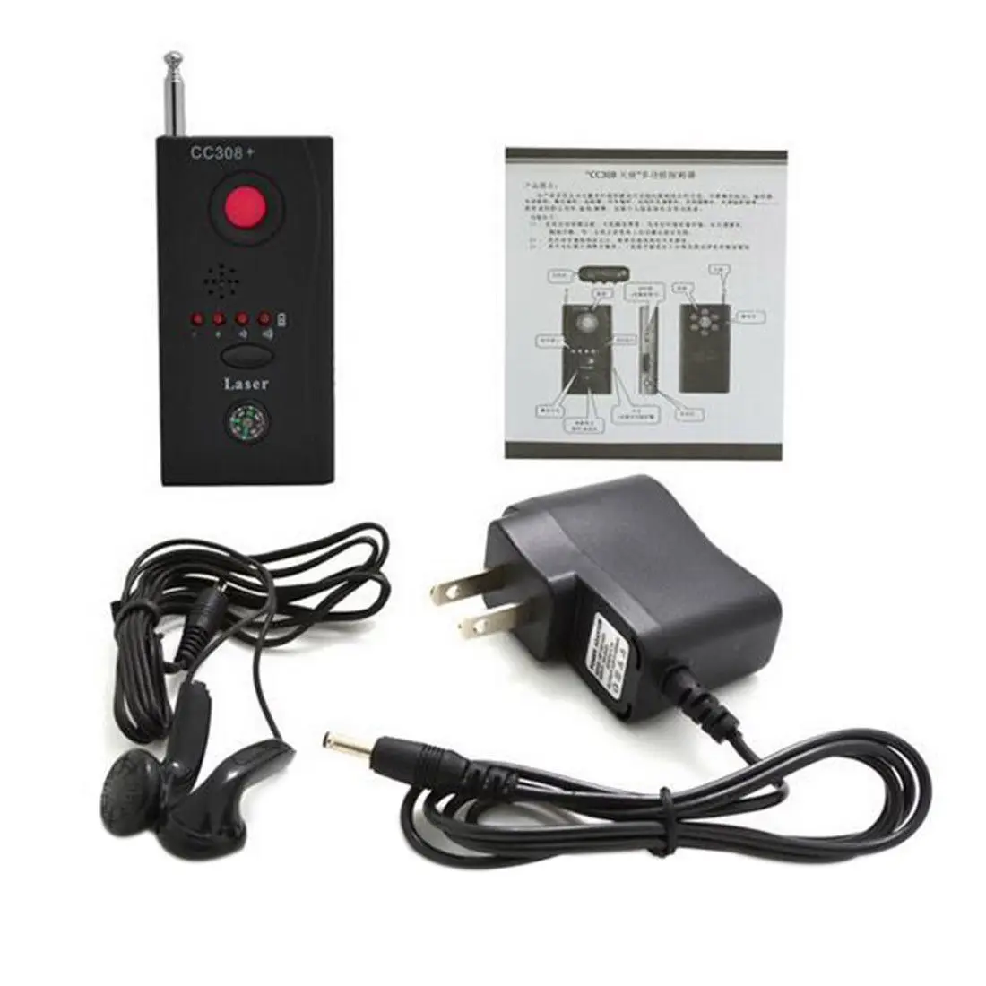 Hot Anti Spy Detector Hidden Camera GSM Audio Bug Finder GPS Signal RF Tracker