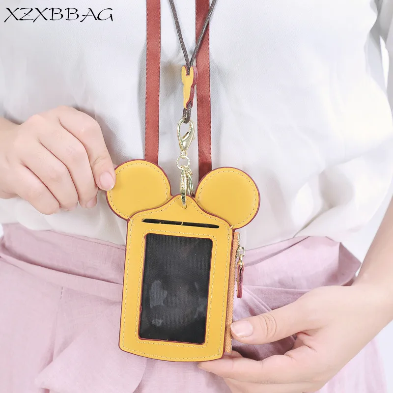 XZXBBAG сумка для карт из искусственной кожи с милыми кошками и большими ушами