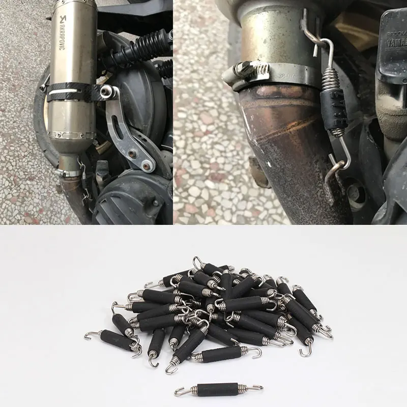 Универсальные Пружинные крючки для мотоцикла аксессуары скутера нержавеющая