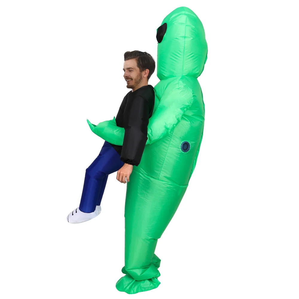 Чужой надувной Внеземной костюм для человека фантазия взрослый Хэллоуин