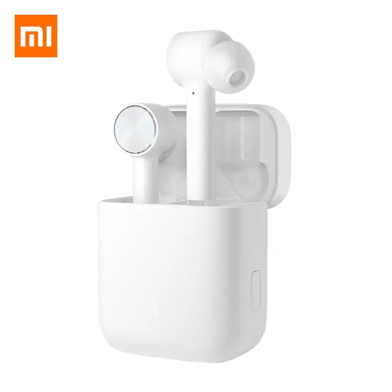 Беспроводные bluetooth-наушники Xiaomi Air/Redmi AirDots/AirDots Youth Tap, гарнитура для управления, 2 шт с зарядным устройством, вкладыши-вкладыши - Цвет: Air-White