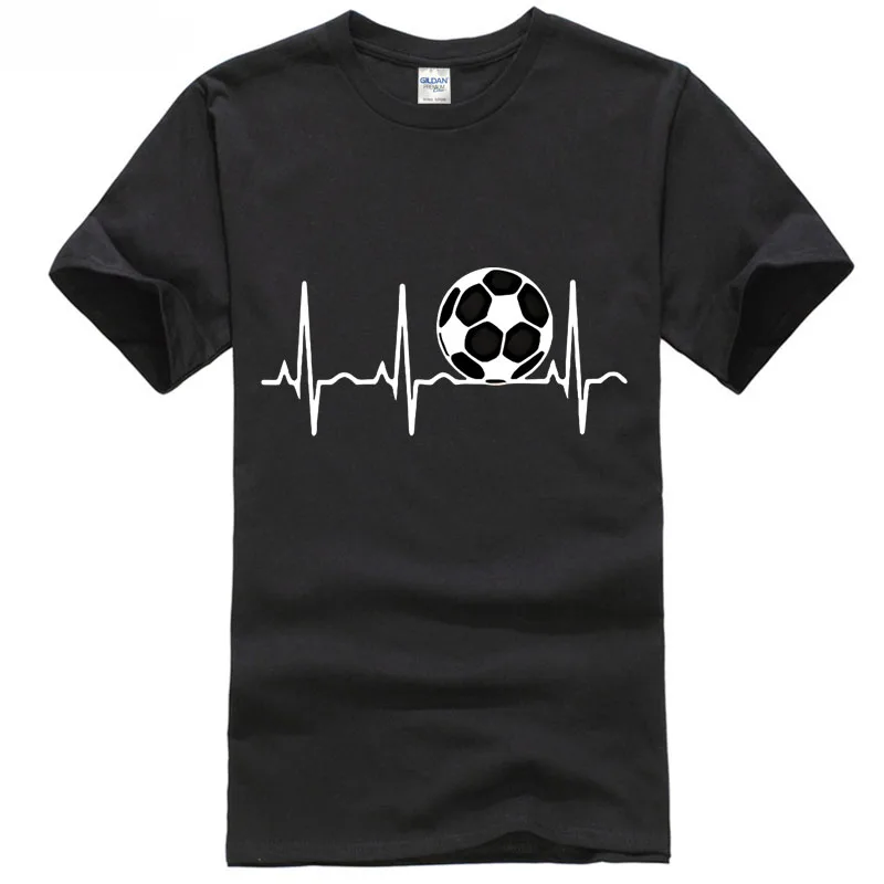 2018 Лига Soccering cup новая футболка-Европейский футболист Heartbeat Tee топы Летняя модная