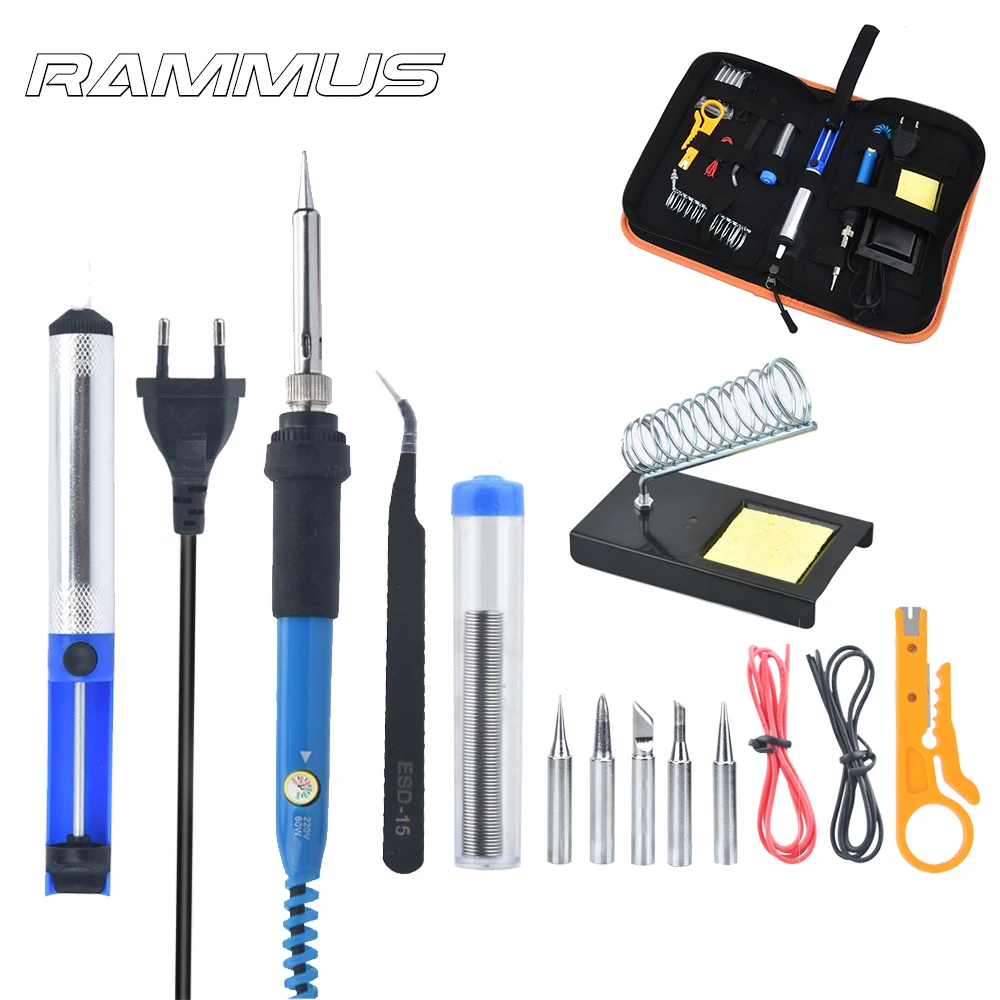 Электрический паяльник с регулируемой температурой 220 в 60 Вт сварочный