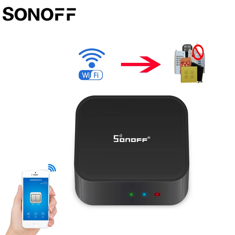 Sonoff RF Brigde WiFi 433 МГц беспроводной преобразователь сигнала для автоматизации