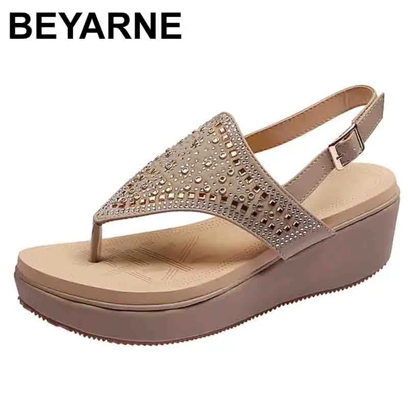 BEYARNENew/женские босоножки Модная Летняя женская обувь Женская модная повседневная