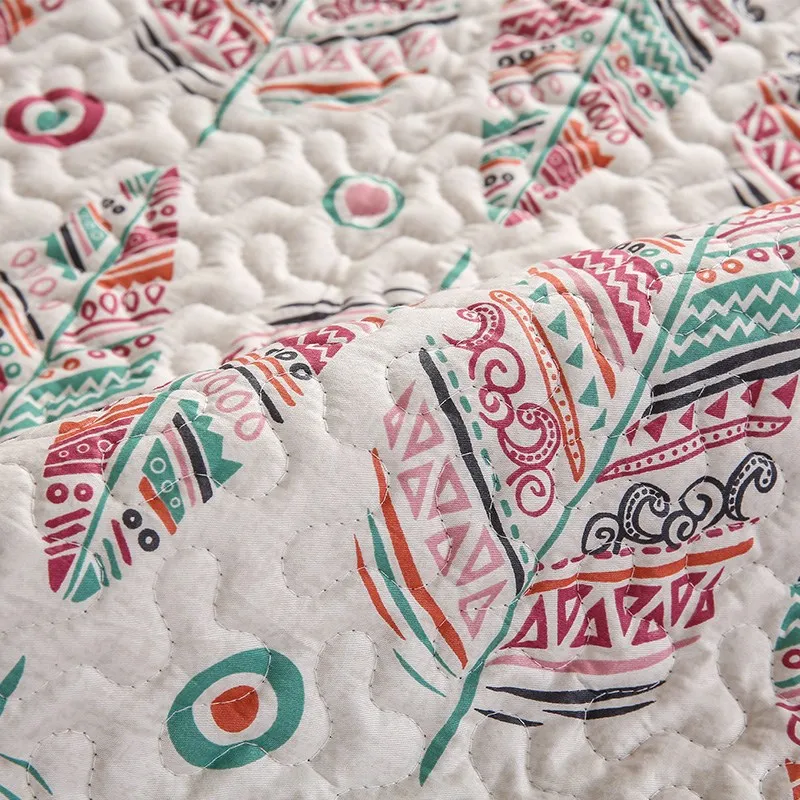 Креативный чехол для дивана с перьями хлопковое нескользящее полотенце чехлы