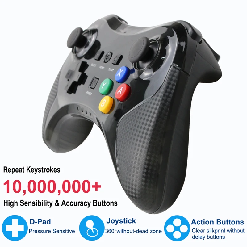 Bluetooth беспроводной контроллер Джойстик цветная кнопка с светильник пульт