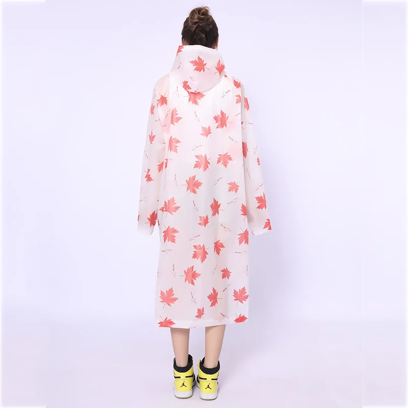 Креативный дождевик EVA для взрослых австралийский кленовый лист походов легкий