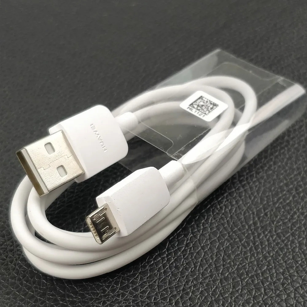 Оригинальный huawei mate 10 lite Кабель зарядного устройства 2A Быстрый Micro Usb 100 см белая