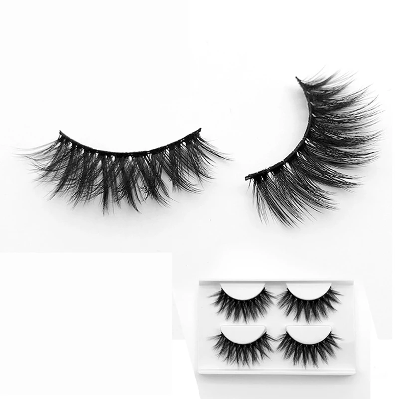 1 коробка 2 пары толстые завитые ресницы ручной работы 3D накладные сценический