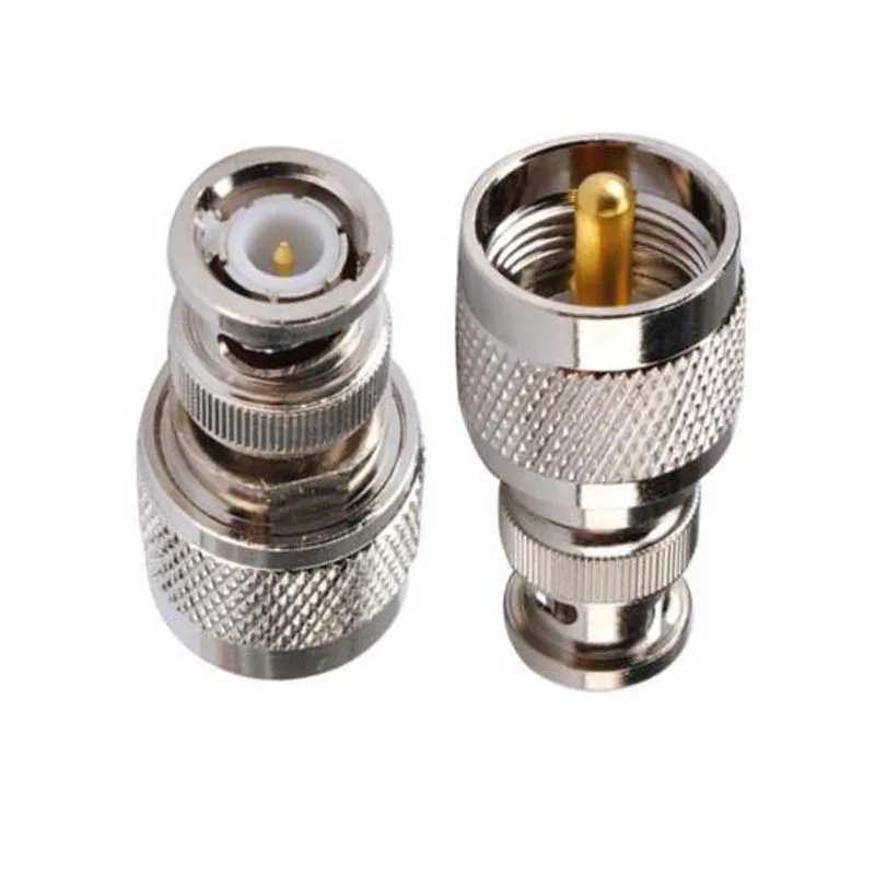 4X 2PCS Коннектор JX 2pcs RF коаксиальный адаптер BNC Мужской Женский к UHF мужской PL259 SO239 разъем - Цвет: 4X 2PCS