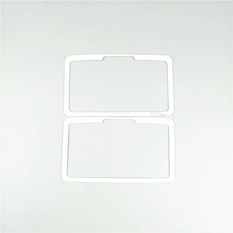 

Car Rear Cosmetic Mirror Frame Decoration Sticker Trim For Mercedes Benz C Class W205 2015-17 Aluminium Alloy Interior Styling