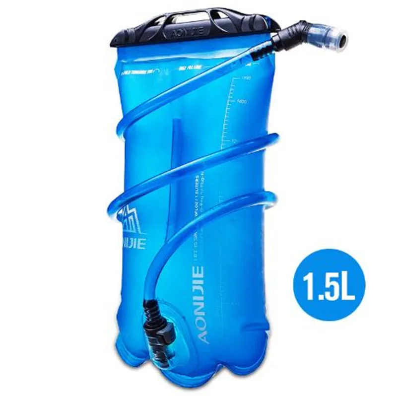 1.5 L Water Bag 1 AONIJIE 5L обновленный Женский Мужской жилет для марафона, рюкзак для велоспорта, походов, сумка для спорта на открытом воздухе, рюкзак для бега - Цвет: 1.5 L Water Bag 1