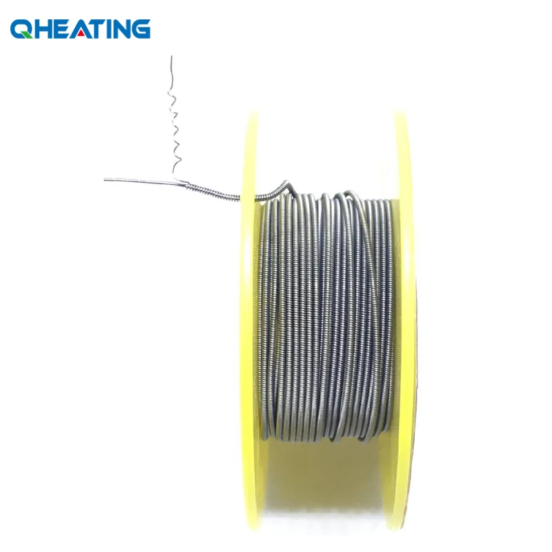 Qheating 5 м/рулон A1 проволока типа Клэптон для намотки обслуживаемых атомайзеров и