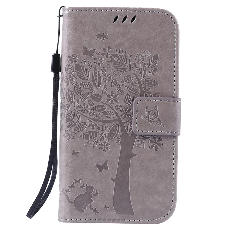 AIYINGE Magnetic Buckle Cell Phone Case For Samsung Galaxy J2 J200 J200F Embossed Leather Cover | Мобильные телефоны и