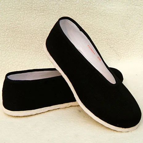Free Shipping hand-stitched Bruce Lee Cloth Shoes Traditional Kung Fu Sneakers Taichi Wing Chun Footwear | Обувь