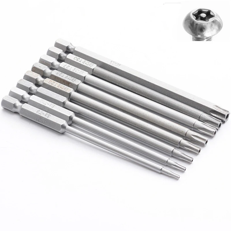 Набор металлических магнитных отверток Torx 8 шт. Защитные Электрические отвертки