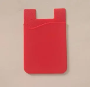 SFP-42PU-RED Бизнес Кредитной Карман M Клей модные женские туфли для мужчин сотовый телефон держатель ID держатель для карт, тонкий чехол стикеры - Цвет: SFP-42PU-RED