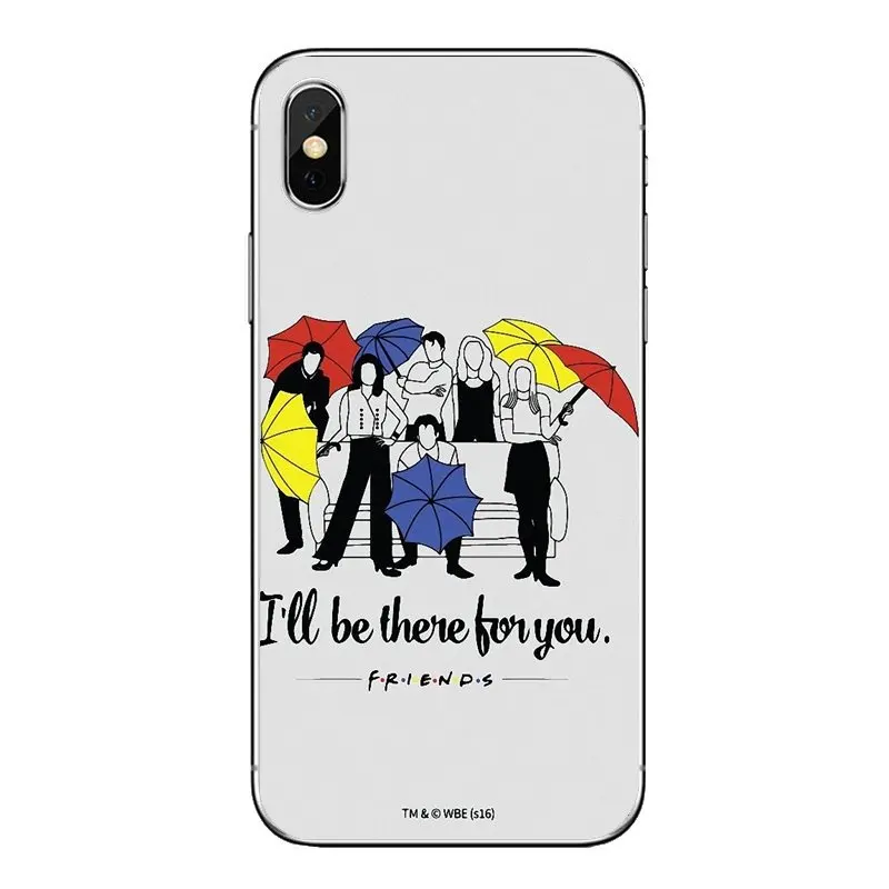 Transparent Soft Shell Covers For Samsung Galaxy A5 A6 A7 A8 A9 J4 J5 J7 J8 2017 2018 Plus Prime Funny Tv Show Friends |