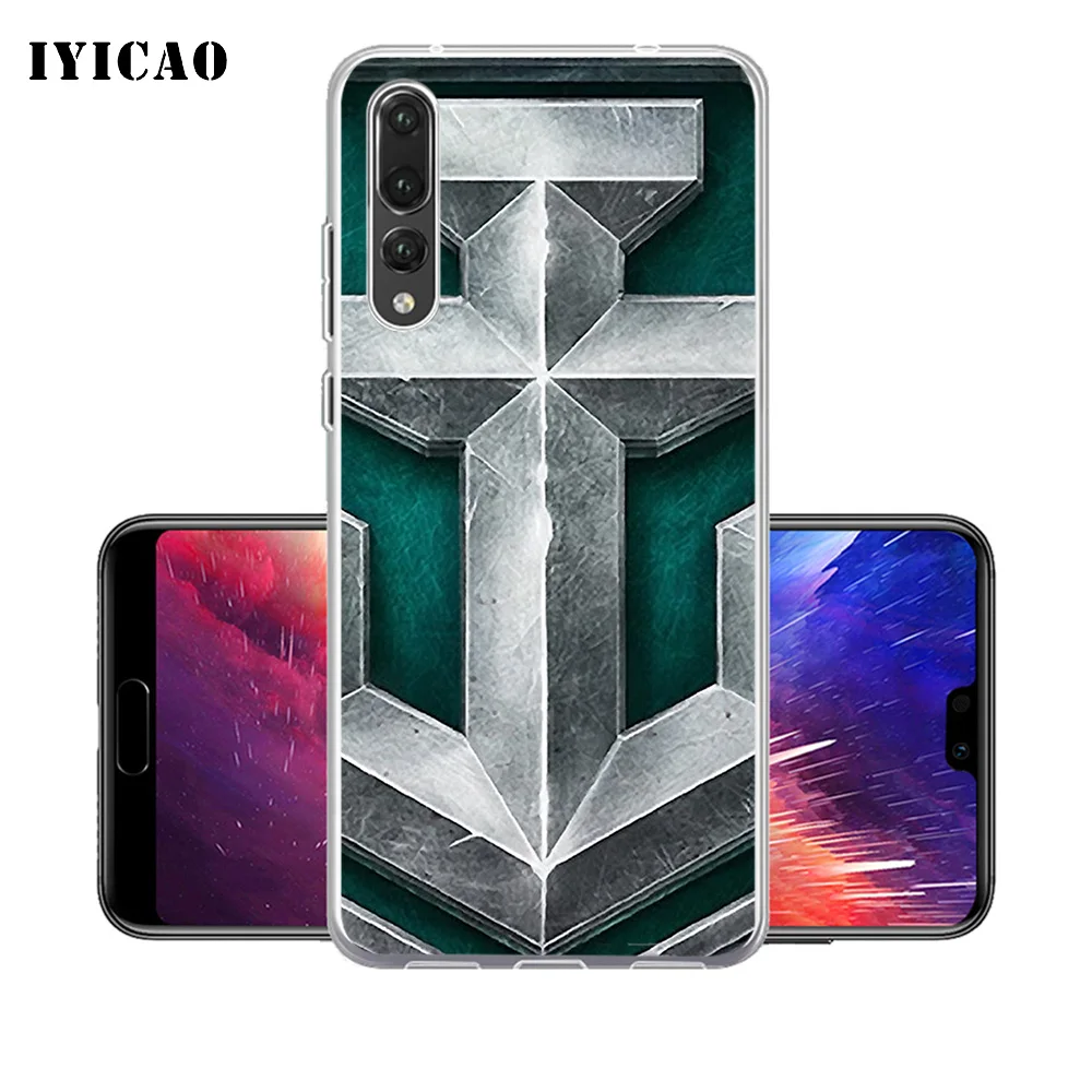 IYICAO World Of Warships Мягкий силиконовый чехол для телефона Huawei P30 P20 Pro P10 P9 P8 Lite P Smart из