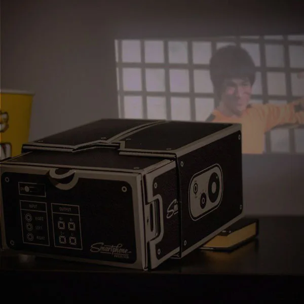 Cardboard Mini Smartphone Projector Easy Assemble DIY Mobile Phone Portable Cinema For Iphone/Samsung/Android Phones | Электроника