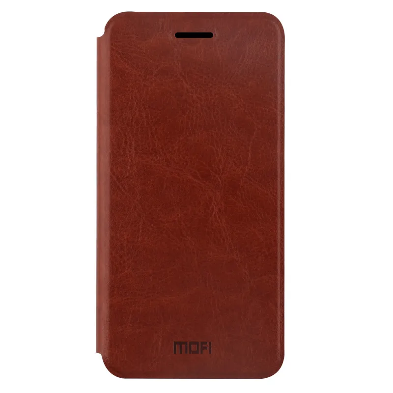 Brown Mofi для Xiaomi mi 8 чехол для Xiao mi M8 чехол силиконовый Роскошный кожаный флип для Xiaomi mi 8SE 8 Se чехол жесткий - Цвет: Brown