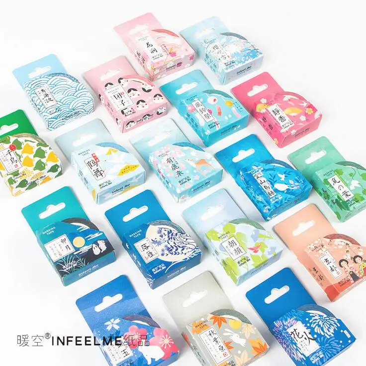 24 шт./лот Infeel.Me японское украшение для ногтей Декоративная Васи Лента Сделай Сам