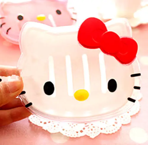 Новый милый держатель для мыла Hello Kitty/Чехол: прозрачный лица с эффектом Kitty | Багаж