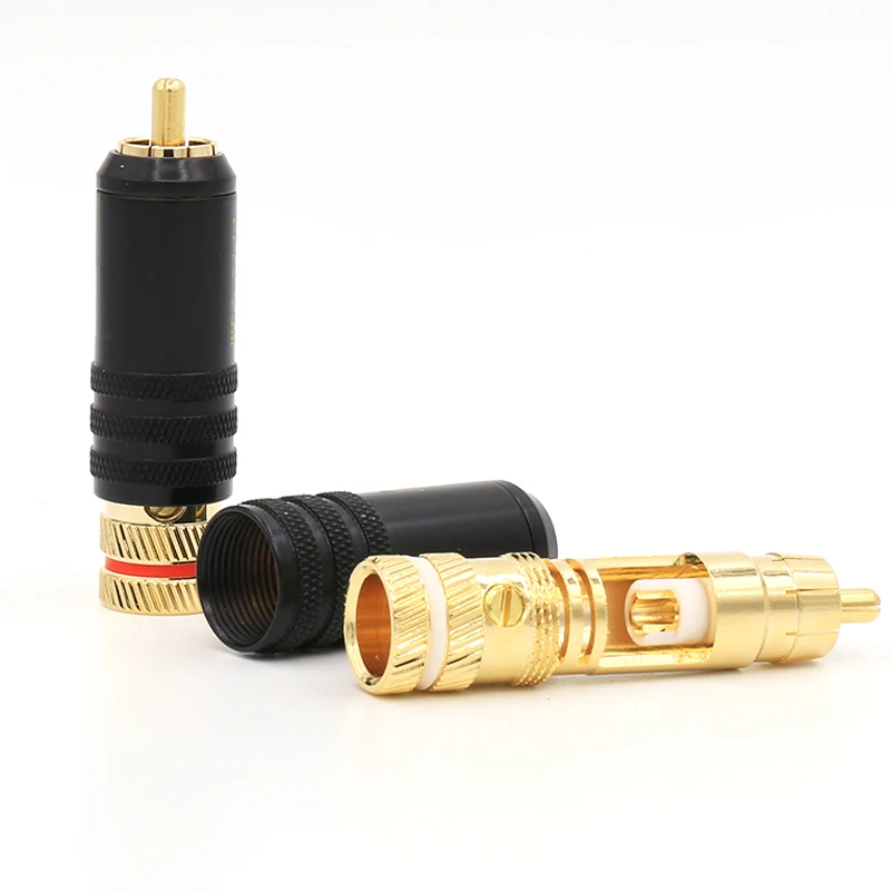 WBT 0144 RCA Коннектор для кабеля красный/белый | Электроника