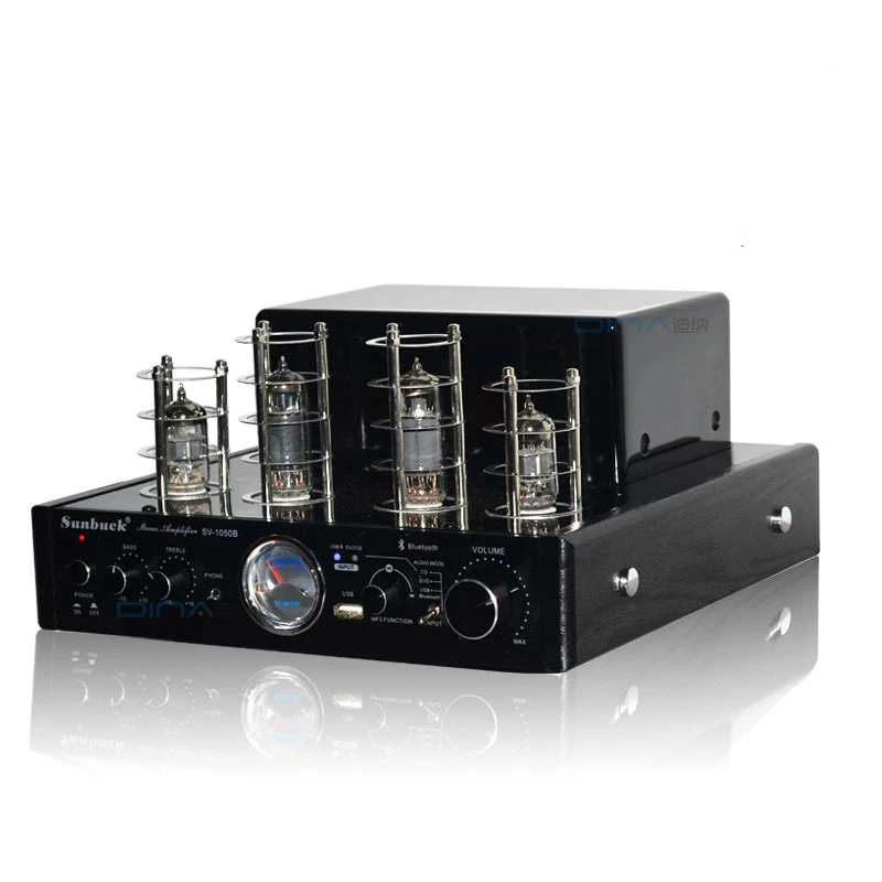 Новый 10D SV 1050B LM1875 лихорадка hifi ламповый усилитель звука bluetooth|Усилители мощности|