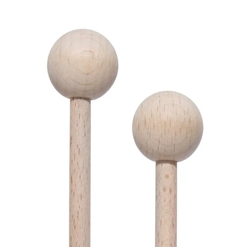 2 Pair Wood Mallets Percussion Sticks for Energy Chime Xylophone Block Glockenspiel and Bells |