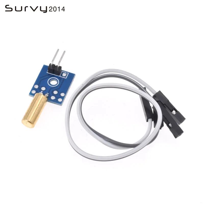Наклона Сенсор модуль вибрации для Arduino STM32 AVR Raspberry Pi 3 V-12 V с Бесплатная кабель |